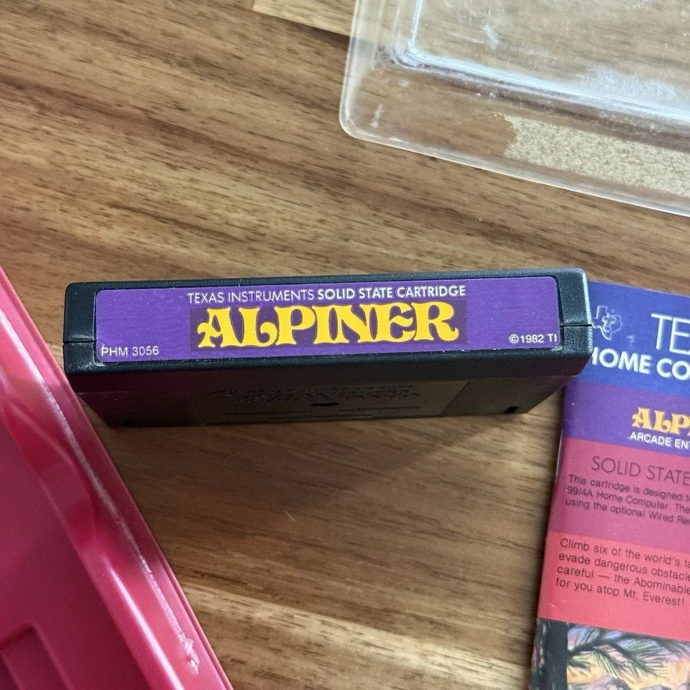 Texas Instruments Alpiner TI-99/4A Computer PHM 3056 Vintage CIB Complete In Box